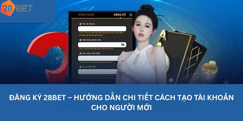 Đăng Ký 28BET – Hướng Dẫn Chi Tiết Cách Tạo Tài Khoản Cho Người Mới